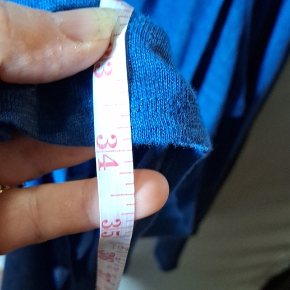 J. Jill Blue Women's Top (Can179) - Picture 4 of 4